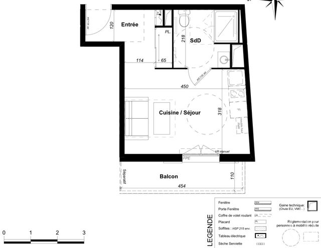 Afficher la photo en grand Appartement F1 à vendre - 1 pièce - 24.82 m2 - NICE - 06 - PROVENCE-ALPES-COTE-D-AZUR - Century 21 Domus Immobilier