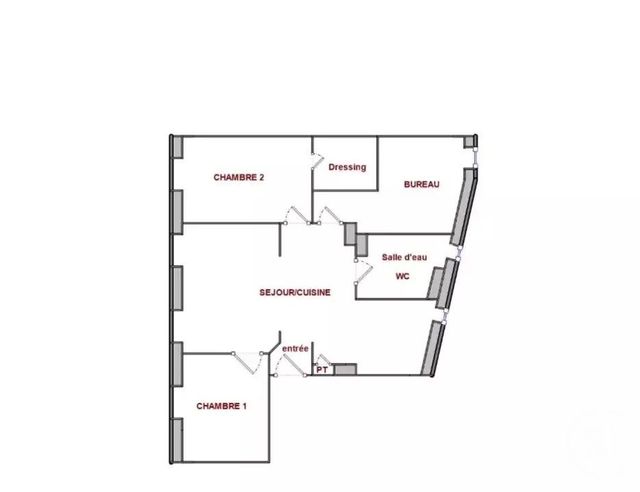 Appartement F3 bis à vendre - 4 pièces - 66.0 m2 - NICE - 06 - PROVENCE-ALPES-COTE-D-AZUR - Century 21 Domus Immobilier